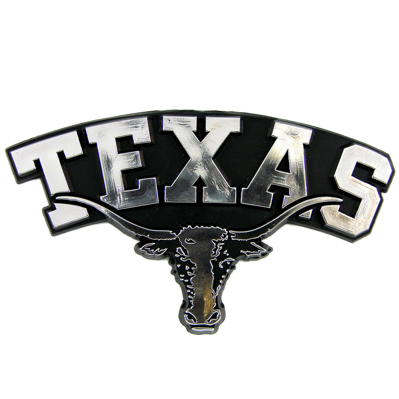 3.25” NCAA University of Texas Longhorns Molded Chrome Emblem